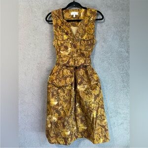 Moulinette Soeurs Brassica Safari Dress, an Anthropologie-exclusive item.
